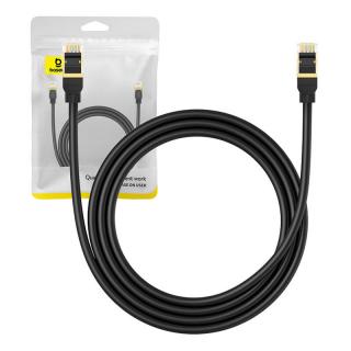 Sieťový kábel cat.8 Baseus Ethernet RJ45, 40Gbps, 1,5 m (čierny)