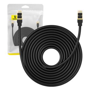 Sieťový kábel cat.8 Baseus Ethernet RJ45, 40Gbps, 10 m (čierny)