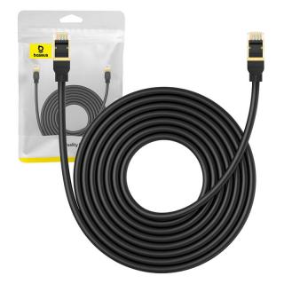 Sieťový kábel cat.8 Baseus Ethernet RJ45, 40Gbps, 8 m (čierny)