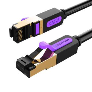 Sieťový kábel CAT7 SFTP Vention ICDBF RJ45 Ethernet 10Gbps 1m Black