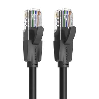 Sieťový kábel UTP Cat6 Vention IBEBG RJ45 Ethernet 1000Mbps1,5 m čierny