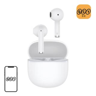Slúchadlá do uší TWS QCY AilyBuds Lite (biele)