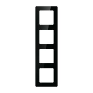 Štvornásobná rámová zásuvka Avatto N-TS10-Frame-B4 (čierna)