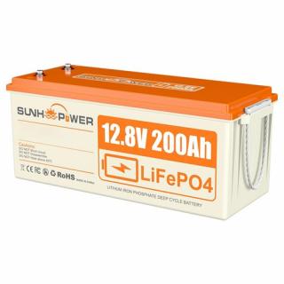 SUNHOOPOWER 12V 200Ah LiFePO4 batéria