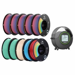 SUNLU S2 Dryer Box + 10kg Ender-PLA Pro Filament (Rainbow, Green, Red, Blue, Beige)
