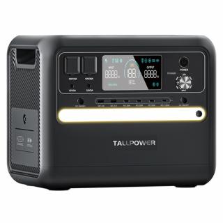 TALLPOWER V2400 Prenosná napájacia stanica 2160Wh, 2400W AC, PD 100W USB-C, UPS, LED, 13 výstupov