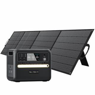 TALLPOWER V2400 + TP400 400W Solárny Generátor s Kapacitou 2160Wh - Čierna