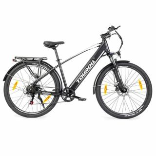 Touroll J1 27,5" Trekingový Bicykel - Čierna  + Zámok na kolobežku zadarmo