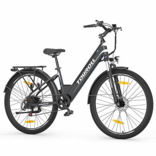 Touroll J1 ST 27,5" Trekingový Bicykel - Čierna  + Zámok na kolobežku zadarmo