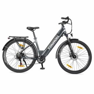 Touroll J1 ST 27,5" Trekingový E-bicykel - Čierna  + Zámok na kolobežku zadarmo
