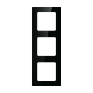 Trojitá rámová zásuvka Avatto N-TS10-Frame-B3 (čierna)