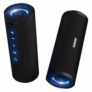 Tronsmart T6 Pro prenosný bezdrôtový reproduktor Bluetooth 5.0 45W s LED podsvietením čierny (448105)