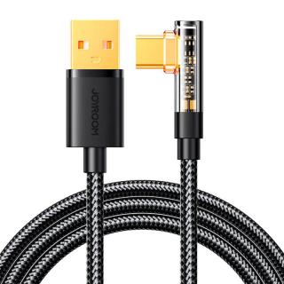 Uhlový kábel k USB-A / Type-C / 3A / 1,2 m Joyroom S-UC027A6 (čierny)