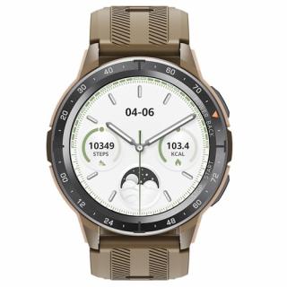 VIRAN W101 Smartwatch 1.43'' AMOLED, GPS, krvný tlak, srdcová frekvencia, monitor spánku, vodotesný - farba kávy