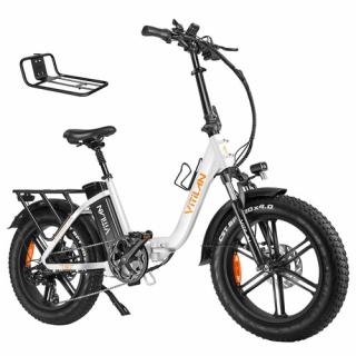 Vitilan U7 2.0 Skladací elektrický bicykel - biela  + Zámok na kolobežku zadarmo
