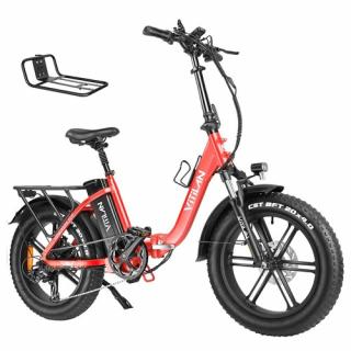 Vitilan U7 2.0 Skladací elektrický bicykel - červená  + Zámok na kolobežku zadarmo