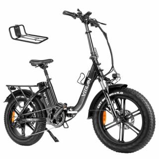 Vitilan U7 2.0 Skladací elektrický bicykel - čierna  + Zámok na kolobežku zadarmo