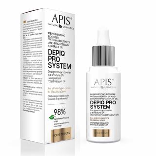 APIS DEPIQ PRO SYSTEM Depigmentačný booster s α-arbutínom 1% a zosvetľujúcim komplexom 1% 30 ml
