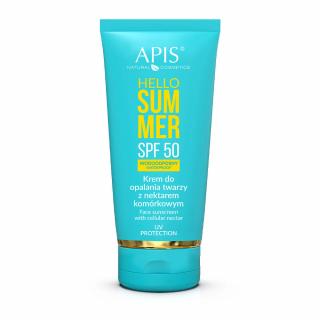 APIS Hello Summer Spf 50, opaľovací krém na tvár s bunkovým nektárom 50 ml