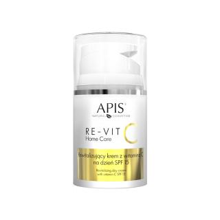 APIS RE-VIT C DOMÁCA STAROSTLIVOSŤ REVITALIZAČNÝ DENNÝ KRÉM S VITAMINOM C SPF 15 50 ML