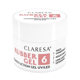 Claresa stavebný gél Rubber Gel 6 90g