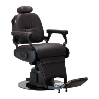 Elektrické barber kreslo Gabbiano Duke Hnedé