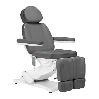 Elektrické pedikérske kreslo SILLON CLASSIC, 3 motory, sivé