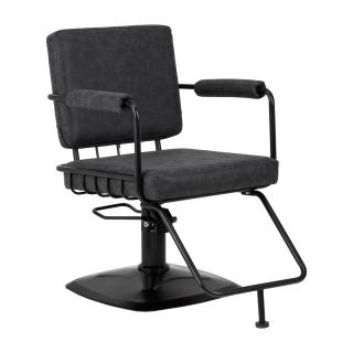 Gabbiano kadernícke kreslo Katania Loft Old Leather čierne