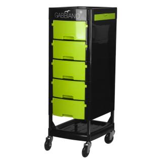 Kadernícky vozík GABBIANO FT65 BLACK / GREEN
