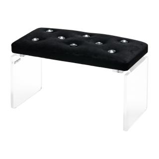 Manikúrová podložka Momo Diamond Velour, čierna