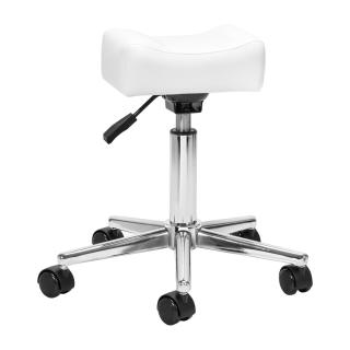 Mobilní pedikérská stolička Sillon Bell, Biela