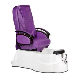 Pedikérske kreslo s masážnou BR-3820D Violet