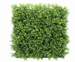 Umelý kvetinový panel Asplenium viride svetlozelený 50x50cm
