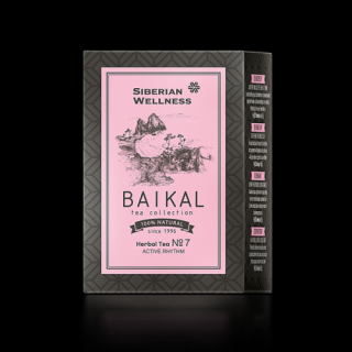 Čaj Baikal № 7. Aktívny rytmus, 30 sáčkov