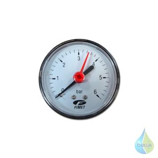 Manometer 0-6 bar 1/4" Z (so zadným pripojením)