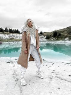 Béžová parka s kožušinou AUTHENTIC