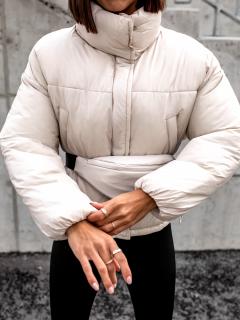 Béžová zimná bunda CHAMMER s ľadvinkou Veľkosť: S/M
