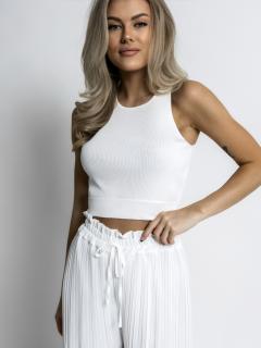 Biely úpletový basic top ALAWOSI Veľkosť: M/L