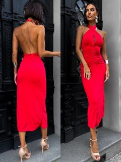 Červené elegantné šaty ADELAINE Veľkosť: ONESIZE