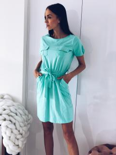 Šaty Dominique Veľkosť: ONESIZE, Farba: Neon ružová