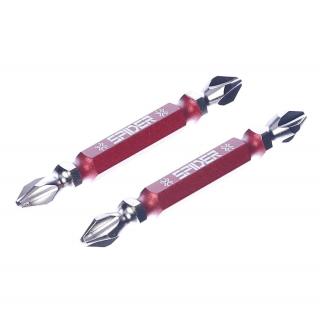 Japonská sada obojstranných skrutkovacích bitov PH2 SK11 SPIDER - 2 ks - 65 mm