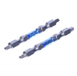 Japonská sada obojstranných skrutkovacích bitov SQ2 SK11 - 2 ks - 65 mm