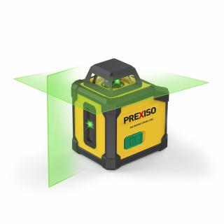 Krížový zelený laser 360° PREXISO - dosah 25 m - PLC360G