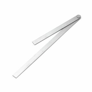 Nastaviteľný tesárky uholník SHINWA z nehrdzavejúcej ocele - bez stupnice - 300 mm