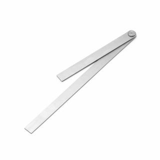 Nastaviteľný uholník SHINWA z nehrdzavejúcej ocele - bez stupnice - 250 mm