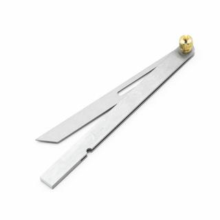 Nastaviteľný uholník SHINWA z nerezovej ocele s výklopným ramenom - 150 mm