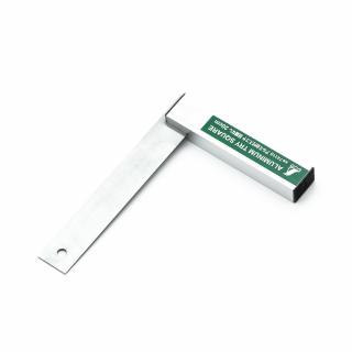Nerezové pravítko SHINWA s robustnou hliníkovou základňou bez stupnice - 200 mm