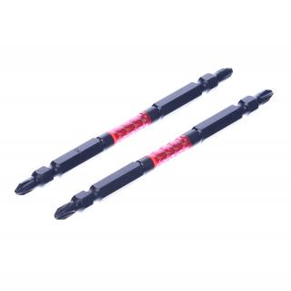 Sada japonských obojstranných skrutkovacích bitov PH2 SK11 - 2 ks - HRC62 - 110 mm