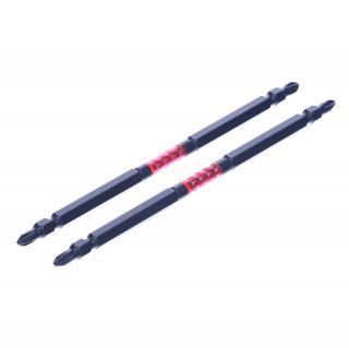 Sada japonských obojstranných skrutkovacích bitov PH2 SK11 - 2 ks - HRC62 - 150 mm