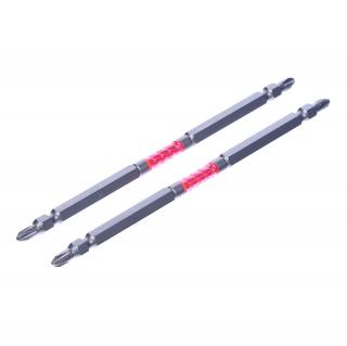 Sada japonských obojstranných skrutkovacích bitov PH2 SK11 - 2 ks - slim - 150 mm